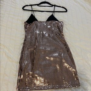Top shop sequin dress